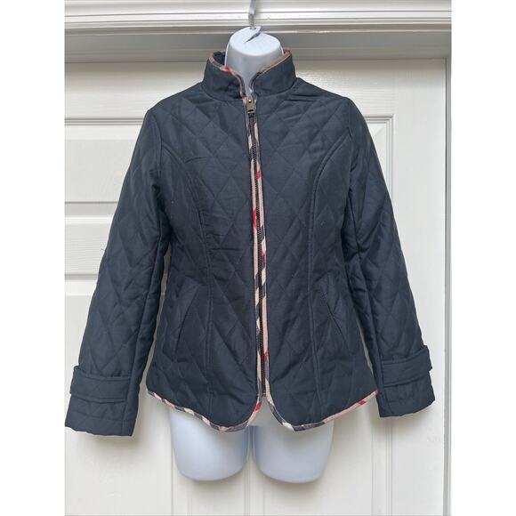 Burberry Jackets & Blazers - Women's BURBERRY London Quilted Jacket Coat Full Zip Tag M fits XS